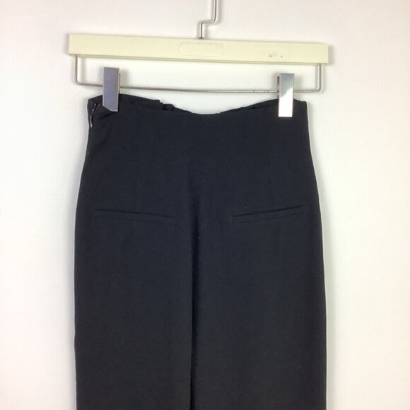 BABATON ARITZIA BLACK WIDE LEG HIGH WAIST PANTS S - Picture 7 of 9